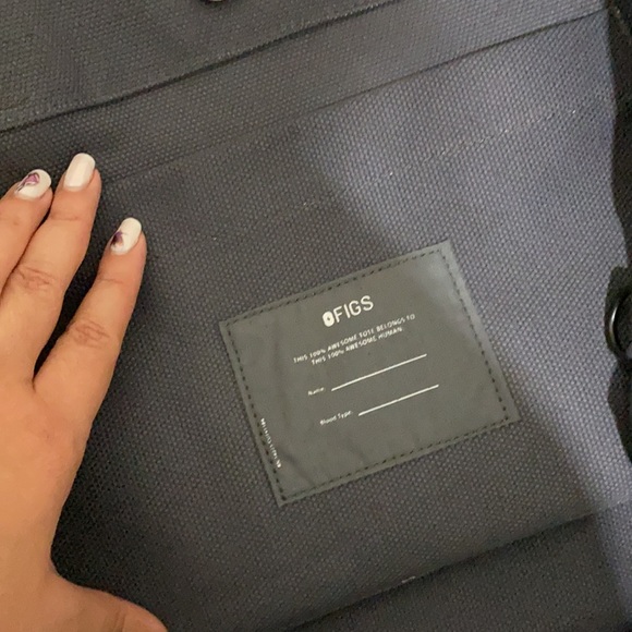 Figs Canvas Tote Charcoal - Picture 6 of 8